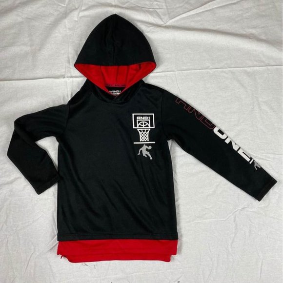 SIZE 6-7 Boys AND1 Basketball Hoodie - Picture 1 of 2
